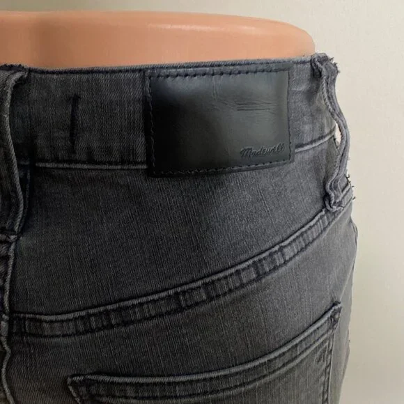 Madewell Distressed Curvy High-Rise Skinny Jeans, Size 26 - Picture 13 of 14